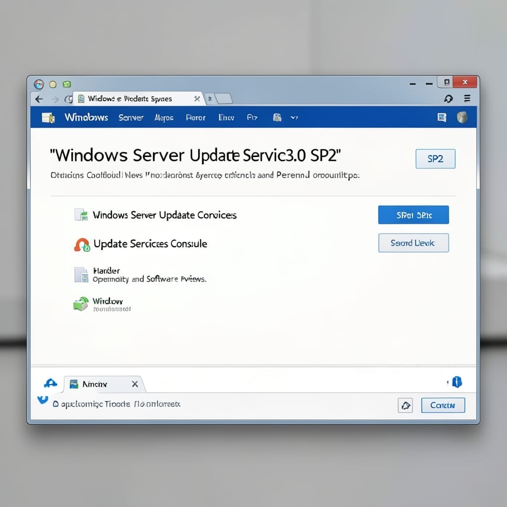Windows Server Update Service 3.0 SP2: Official Microsoft Security Patch