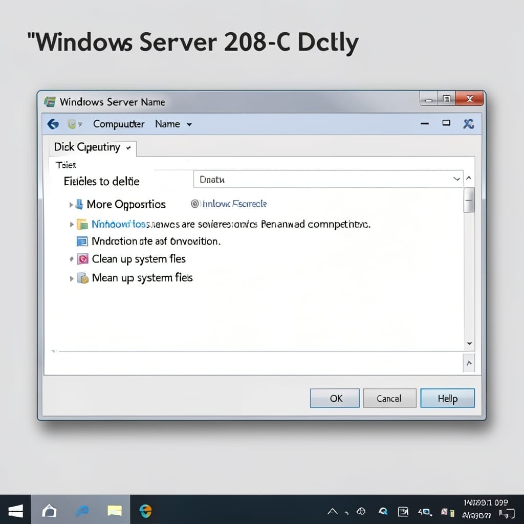 Windows Server 2008 R2 Disk Cleanup: Reclaim Space Efficiently