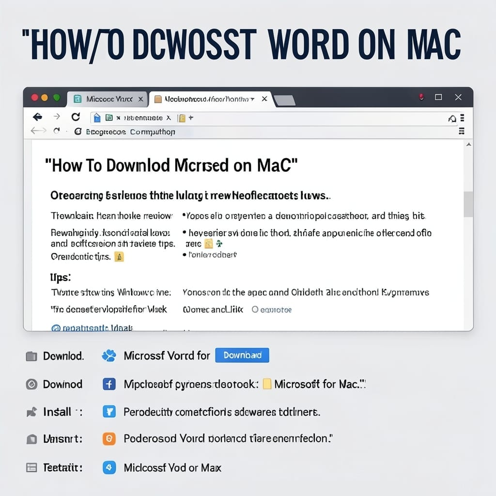 How to Download Microsoft Word on Mac: Step-by-Step Installation Guide