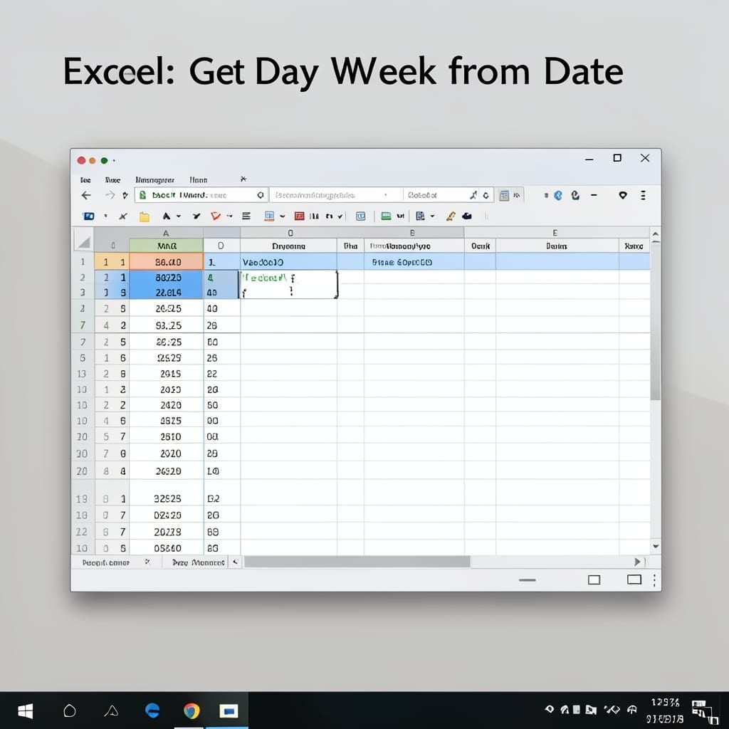 Excel Get Day of Week From Date: Simple Formula for Any Date