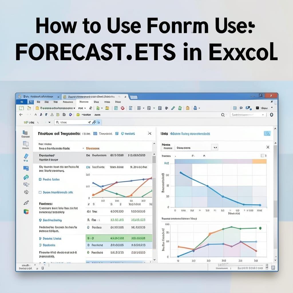 How to Use Forecast ETS in Excel: Time-Series Forecasting Made Simple