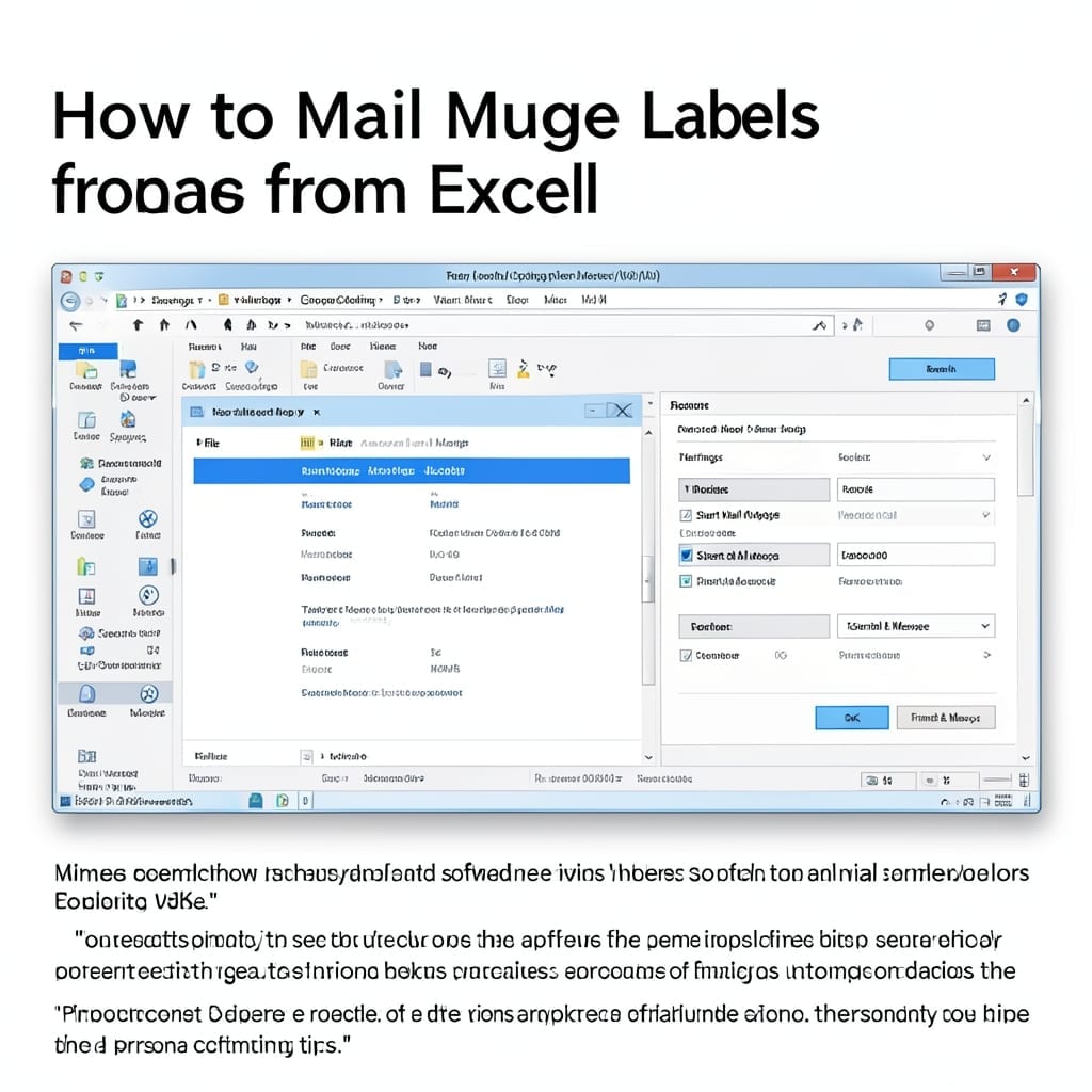 How To Mail Merge Labels From Excel: Step-By-Step Guide for Beginners