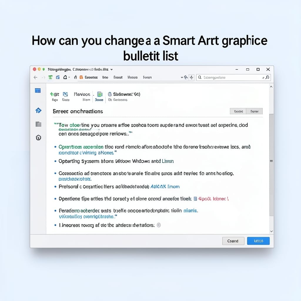 How Can You Change A SmartArt Graphic To A Bulleted List: Step By Step Conversion Guide