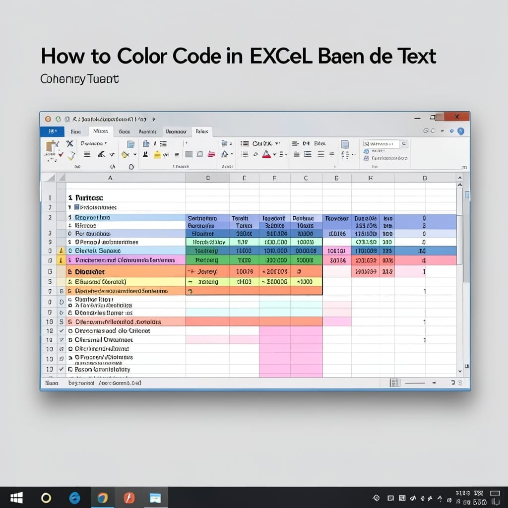 How to Colour Code in Excel Based on Text: Conditional Formatting Made Simple