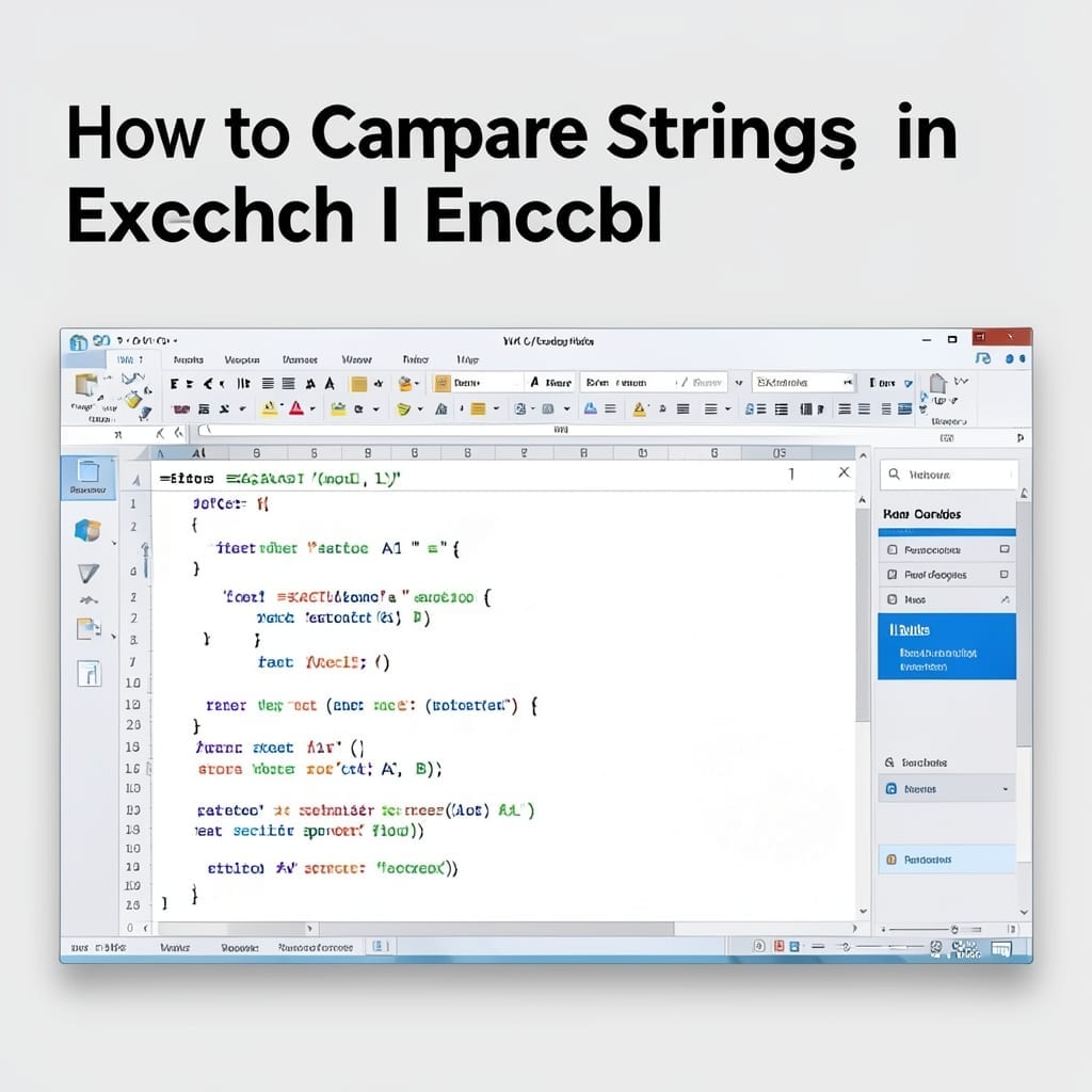 How To Compare Strings In Excel: Exact And Partial Match Techniques