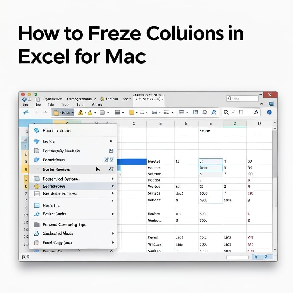 How to Freeze Columns in Excel Mac: Effortless Scrolling Control