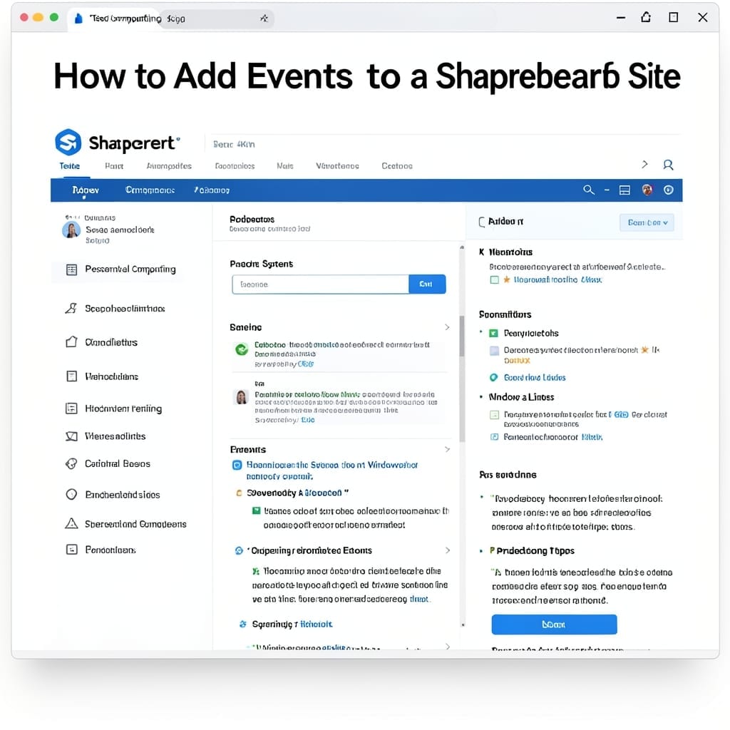How To Add Events To SharePoint Site: Step-By-Step Calendar Integration