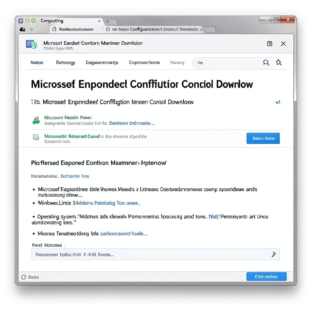 Microsoft Endpoint Configuration Manager Console Download: Official Source for System Management