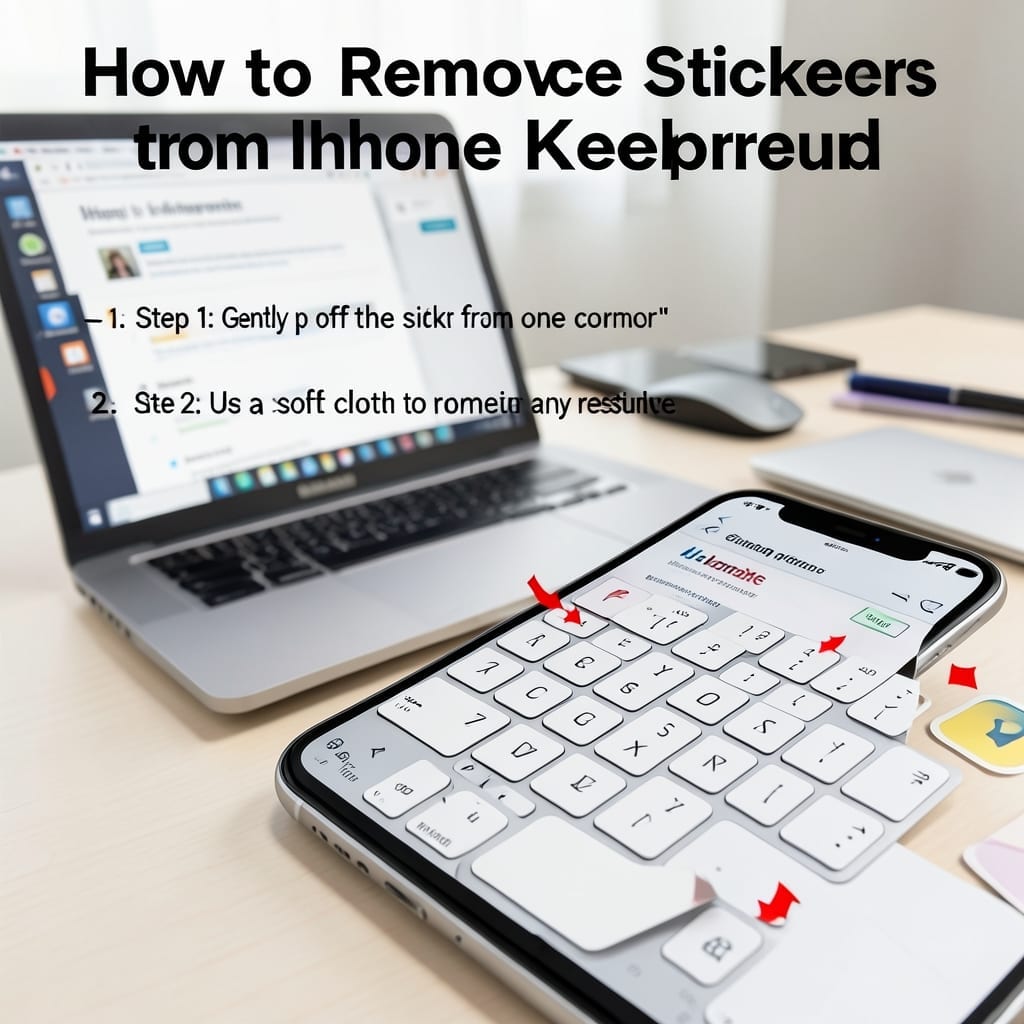 How to Remove Stickers From iPhone Keyboard: Gentle Cleaning Without Damage