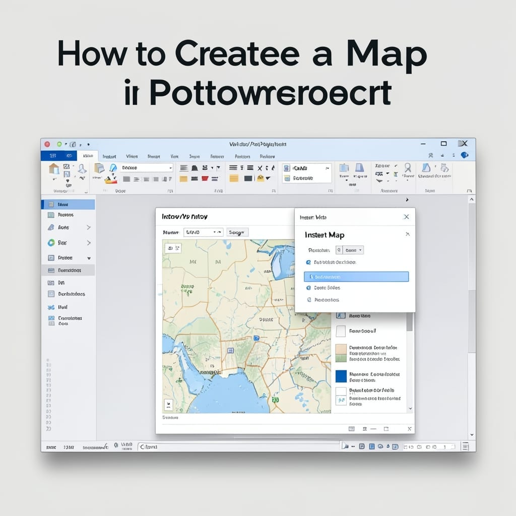 How to Create a Map in PowerPoint: Step-by-Step Visual Guide