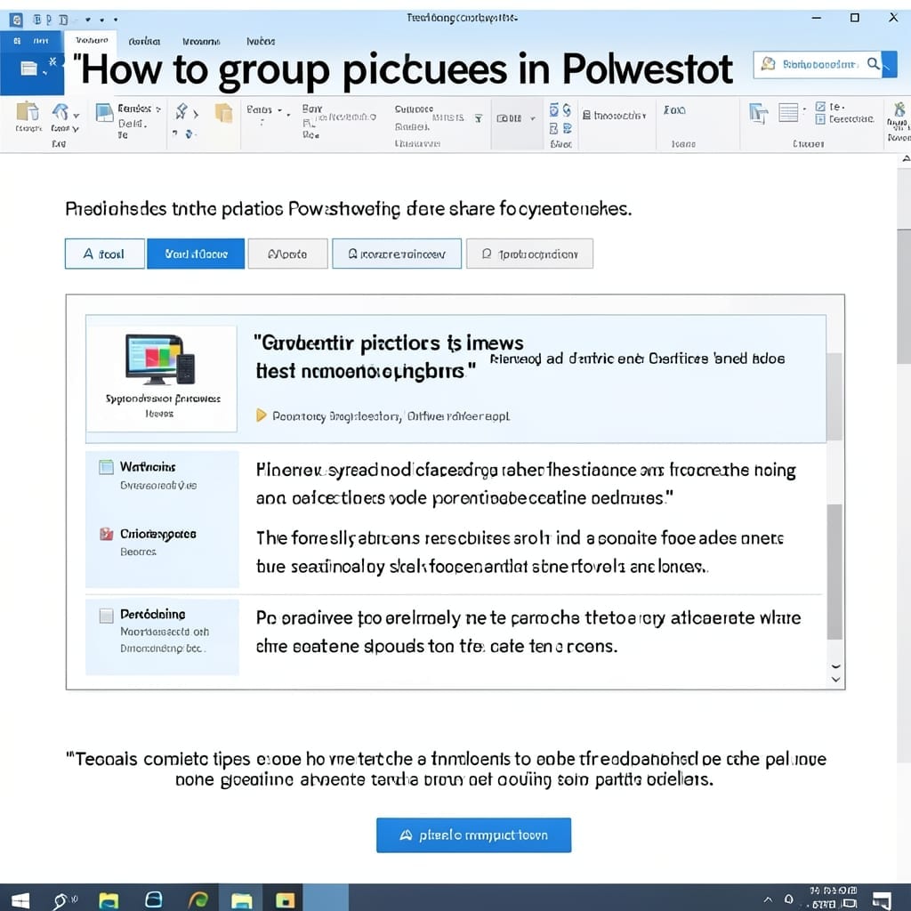 How to Group Pictures in PowerPoint: Streamline Your Slides With One Click