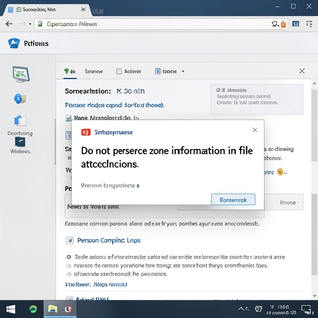 Do Not Preserve Zone Information in File Attachments: Quick Fix for Metadata Issues