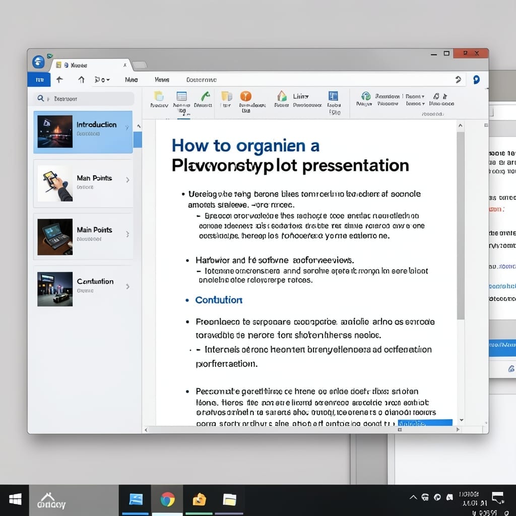 How To Organize A PowerPoint Presentation: Structured Slides For Clear Impact