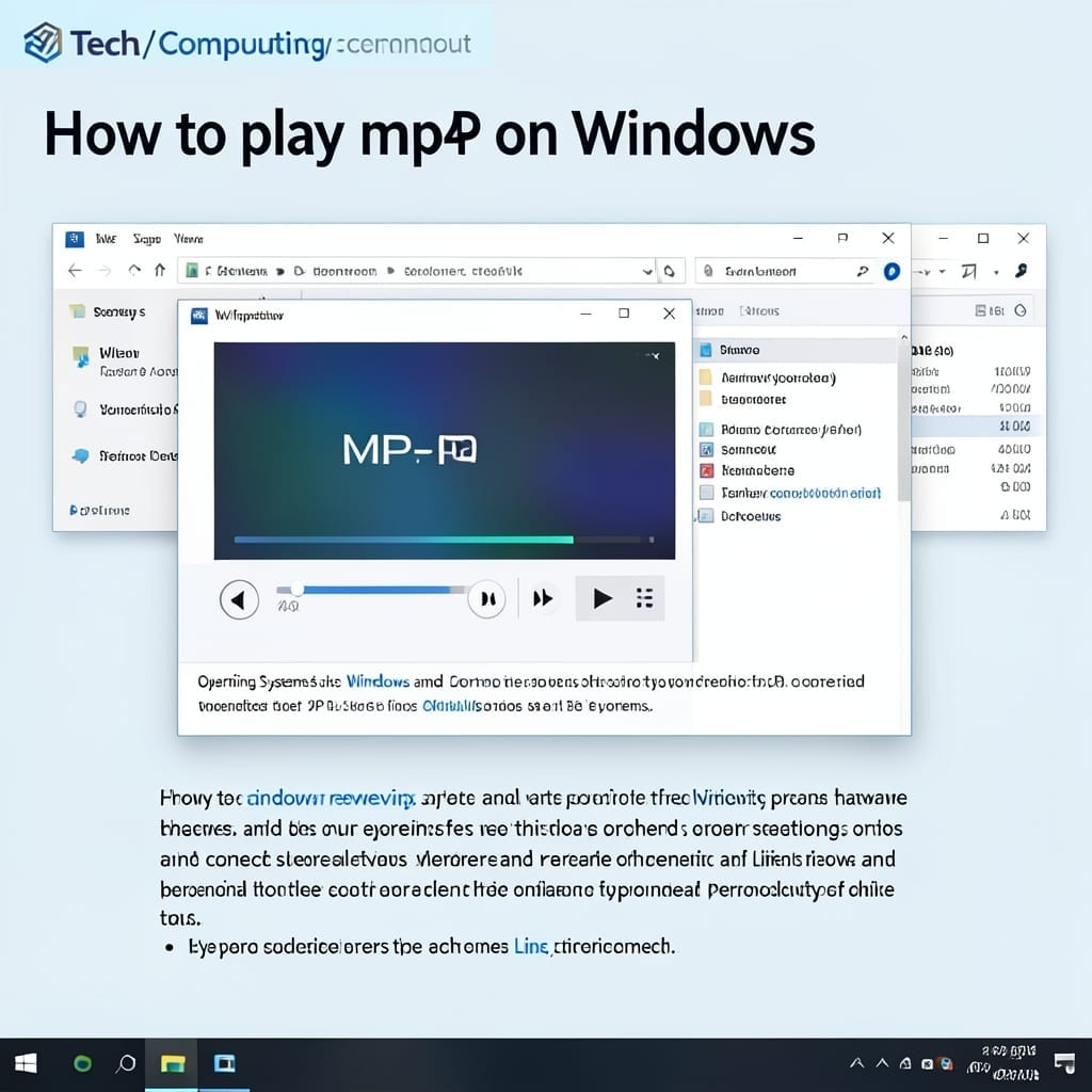 How to Play MP4 on Windows: Built-In Media Player Method