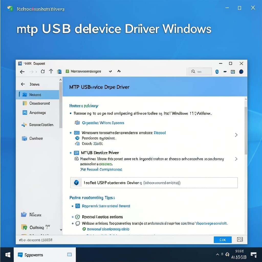 MTP USB Device Driver Windows 11: Quick Install and Troubleshooting Fix