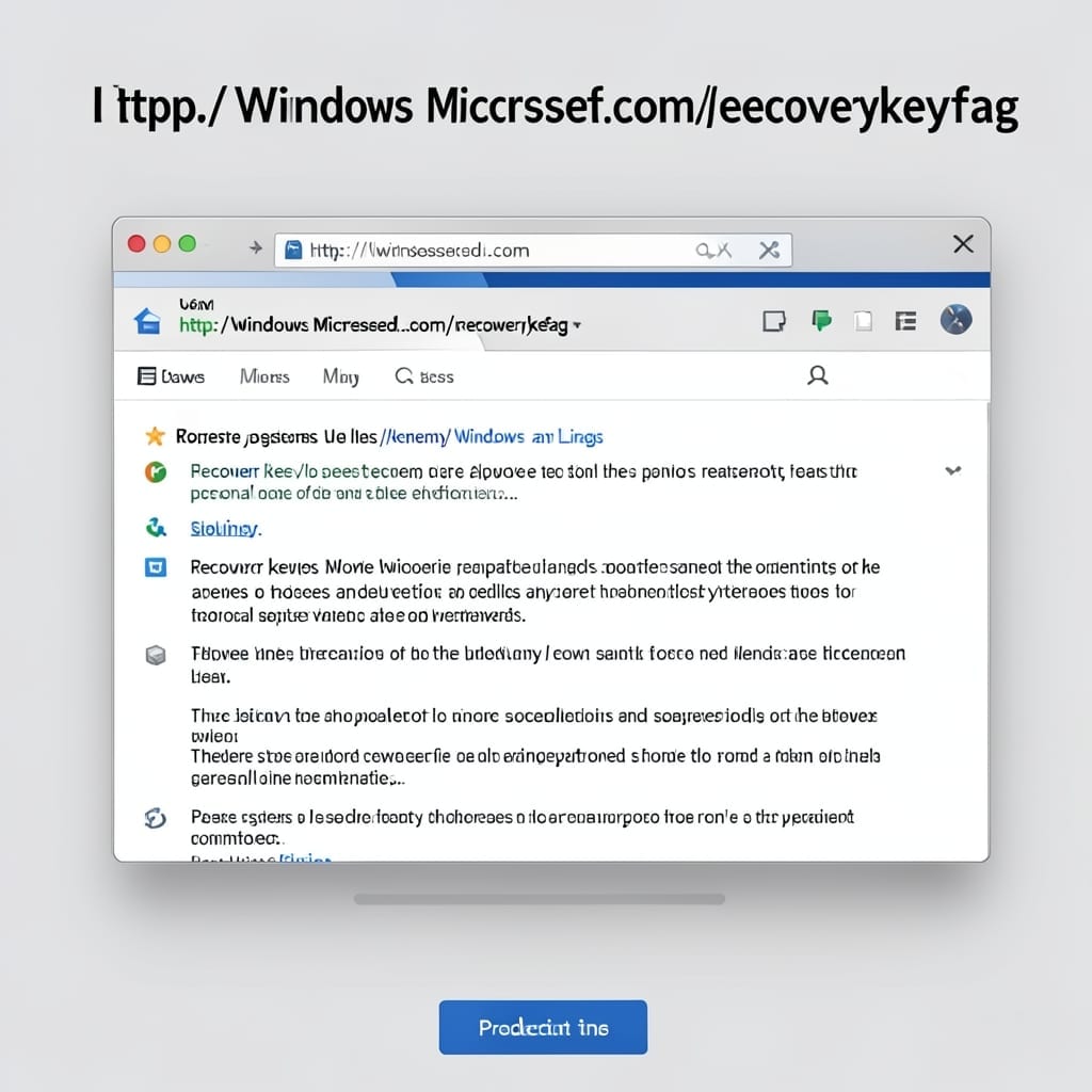 HTTP Windows Microsoft Com Recovery Key FAQ: Step-By-Step Access Guide