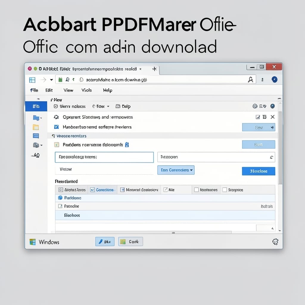 Acrobat PDFMaker Office COM Addin Download: Direct Integration for Microsoft Office