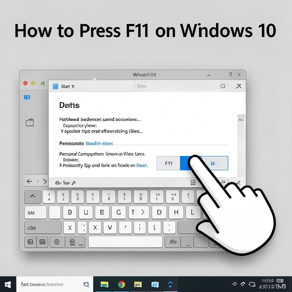 How To Press F11 On Windows 10: Full Screen Mode in Seconds