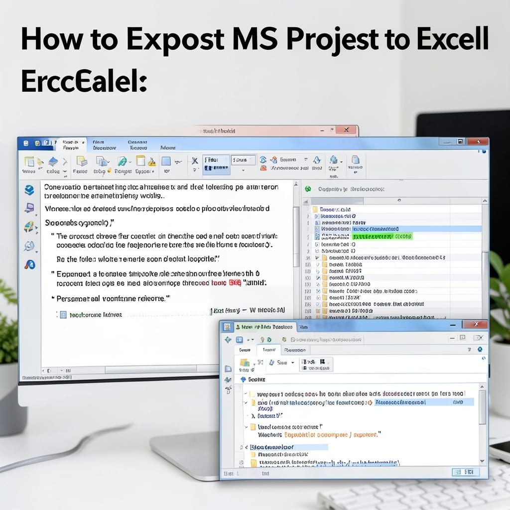 How to Export MS Project to Excel: Step-By-Step Data Transfer Method