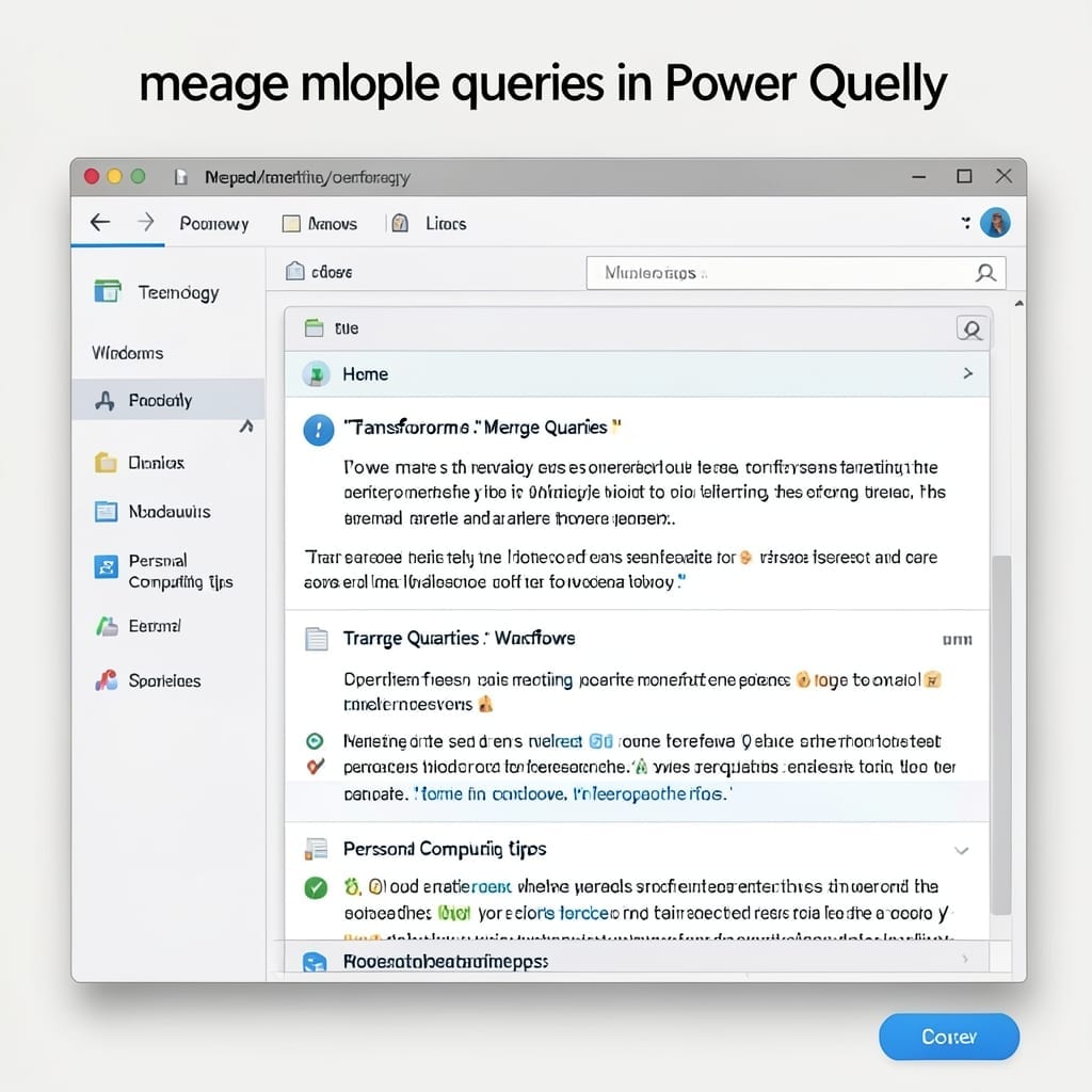 Merge Multiple Queries in Power Query: Streamline Data Consolidation