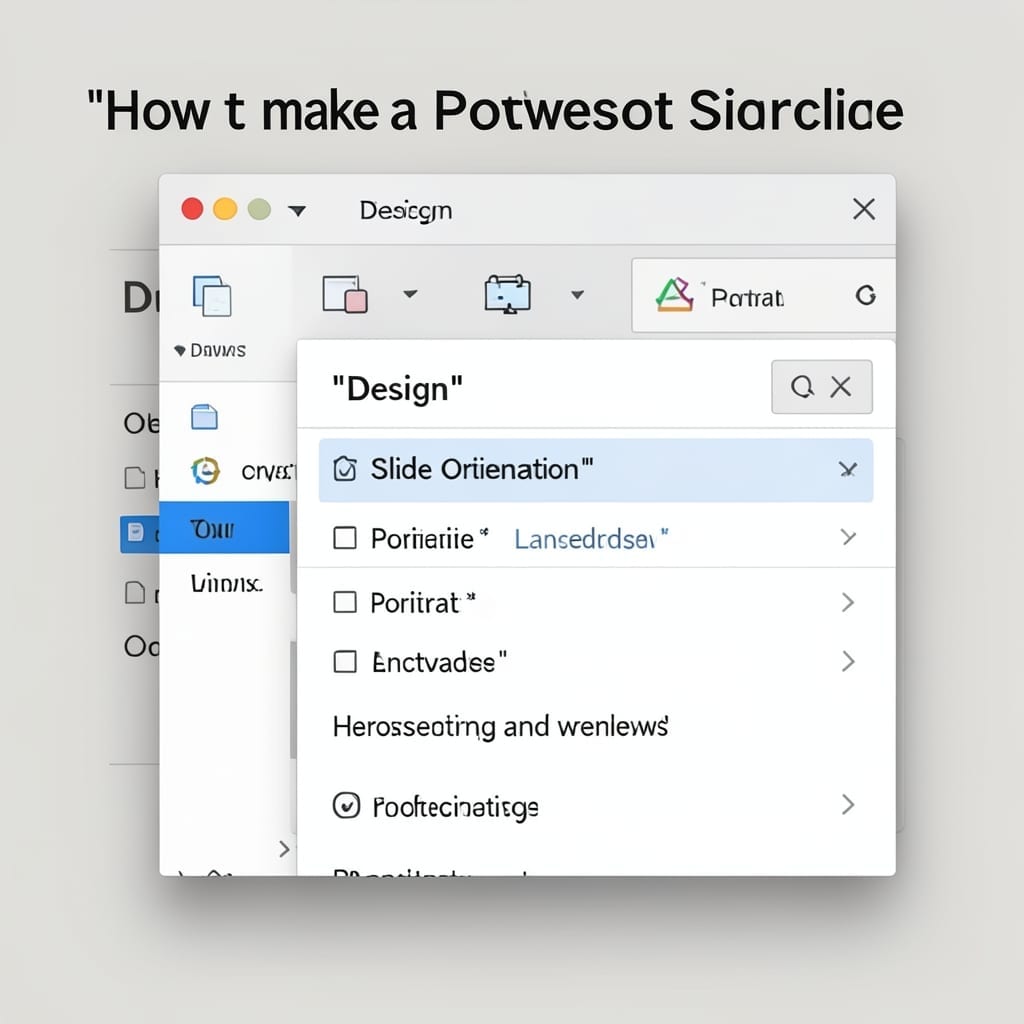 How to Make a PowerPoint Slide Vertical: Portrait Orientation in 3 Steps