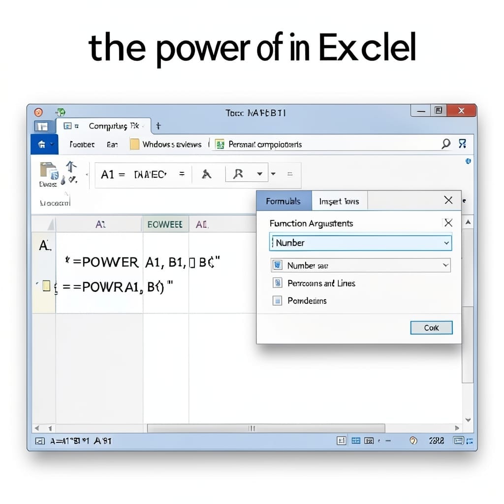 To The Power Of in Excel: Quick Exponentiation Shortcut