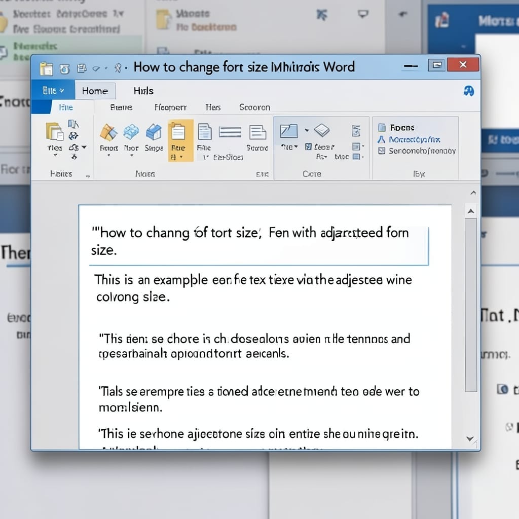How To Change Font Size In Word: Quick Formatting Guide