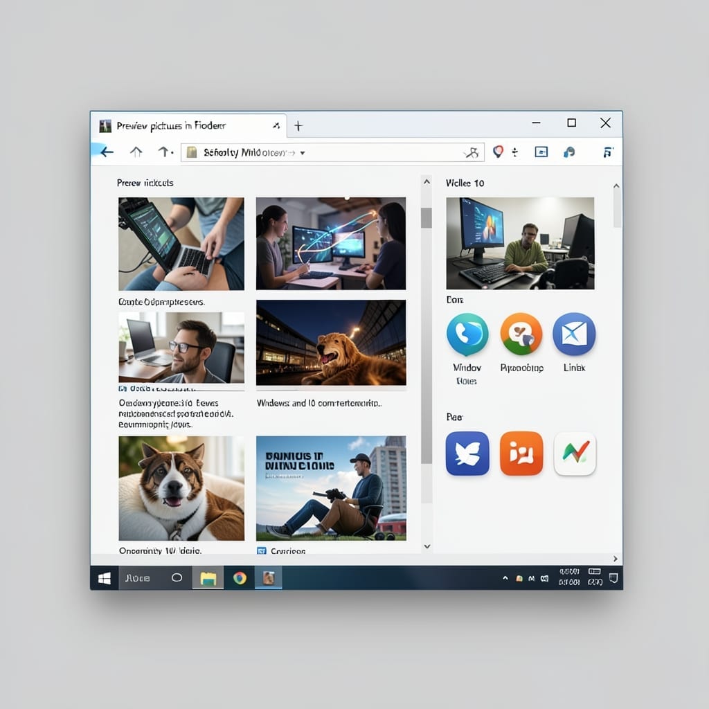 Preview Pictures in Folder Windows 10: Thumbnail Previews in File Explorer