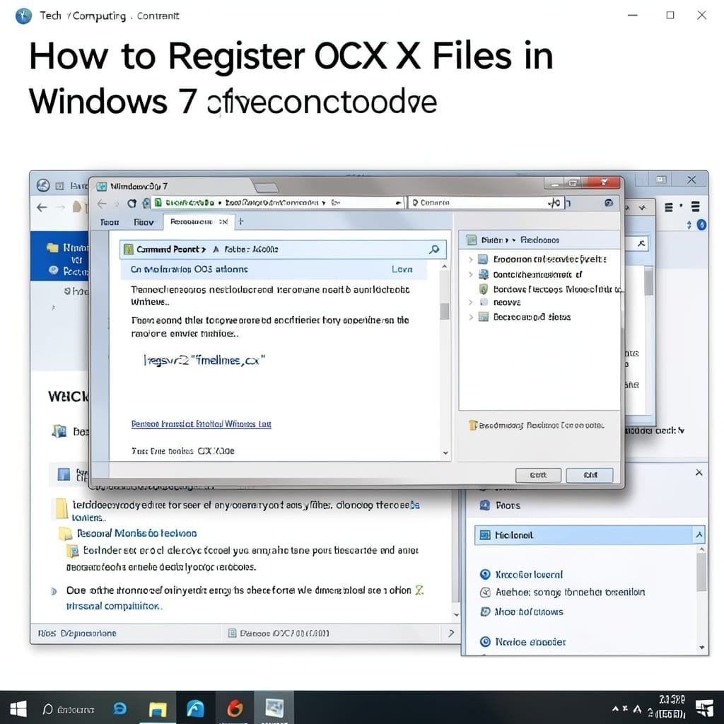 How To Register OCX Files In Windows 7: Step-by-Step System Fix