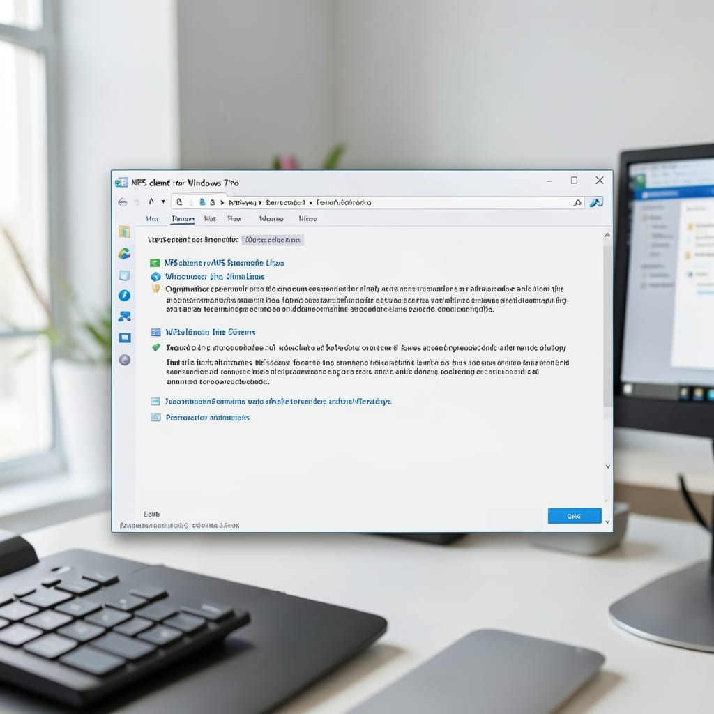 NFS Client for Windows 7 Pro: Efficient Network File Sharing Setup