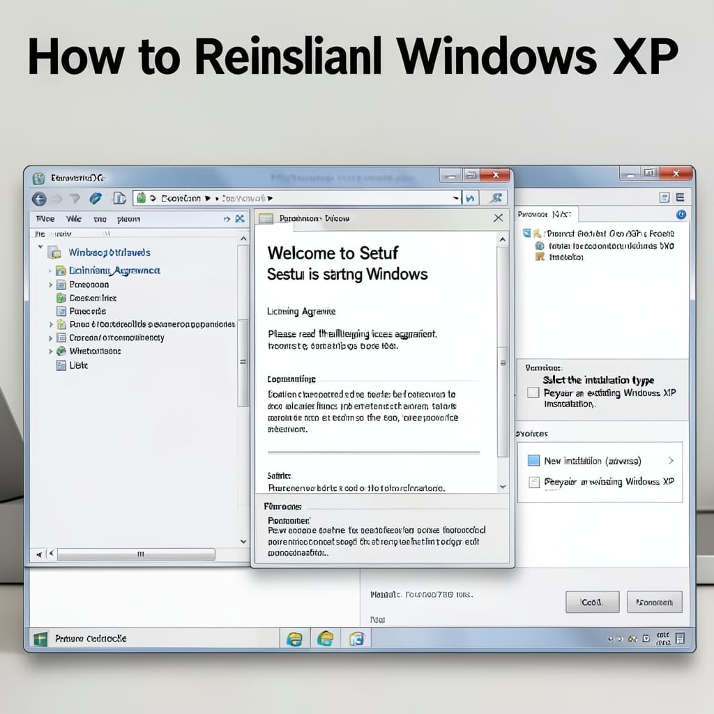 How To Re Install Windows XP: Step By Step System Restore Guide