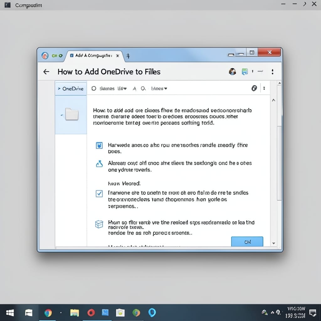 How To Add One Drive To Files: Seamless Cloud Integration for Windows