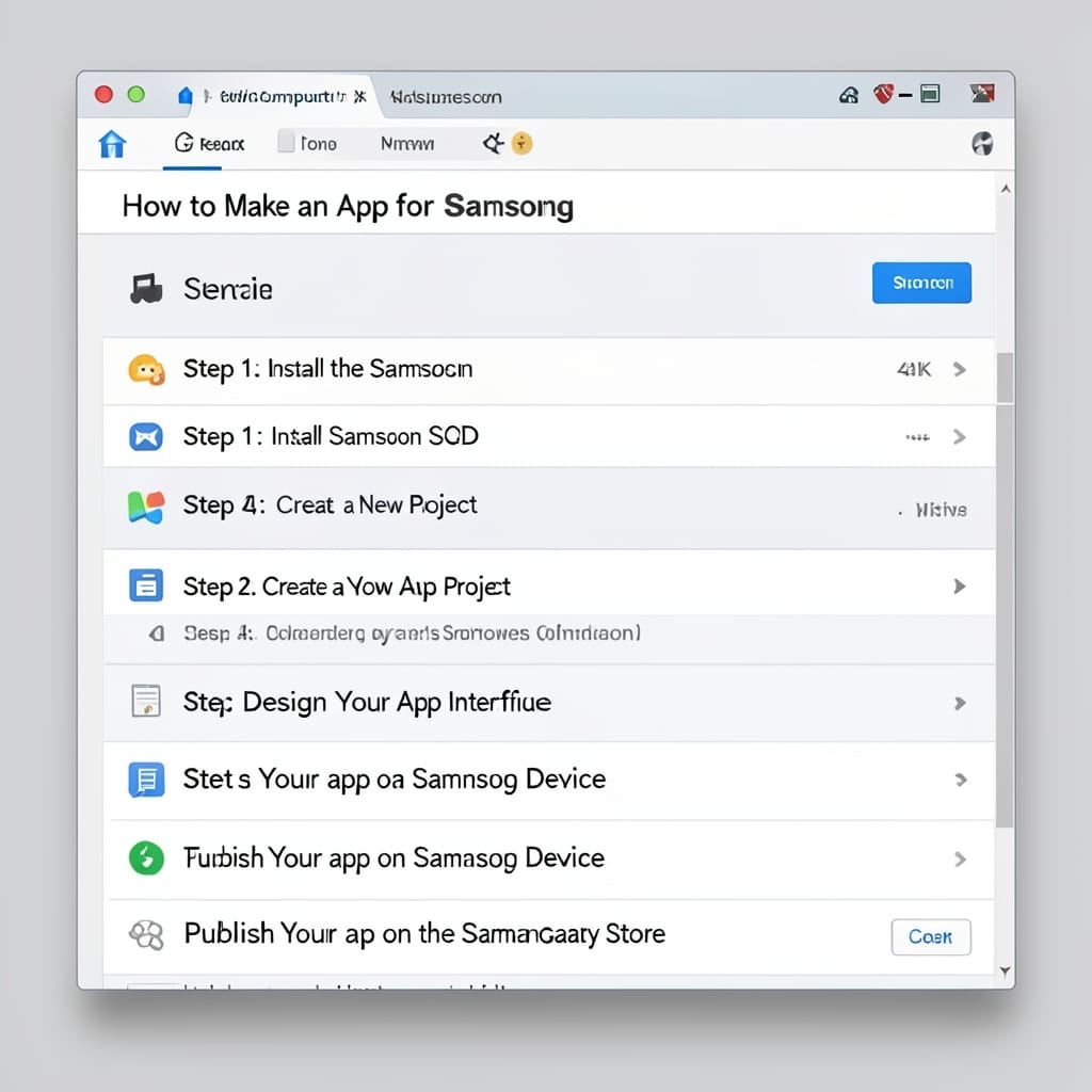 How To Make An App For Samsung: Beginner-Friendly Development Guide