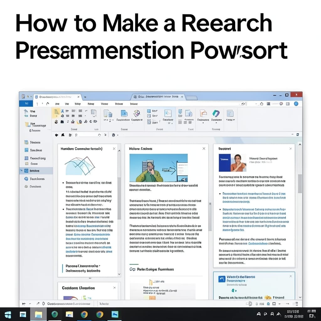 How To Make A Research Presentation PowerPoint: Structured Slides With Impact