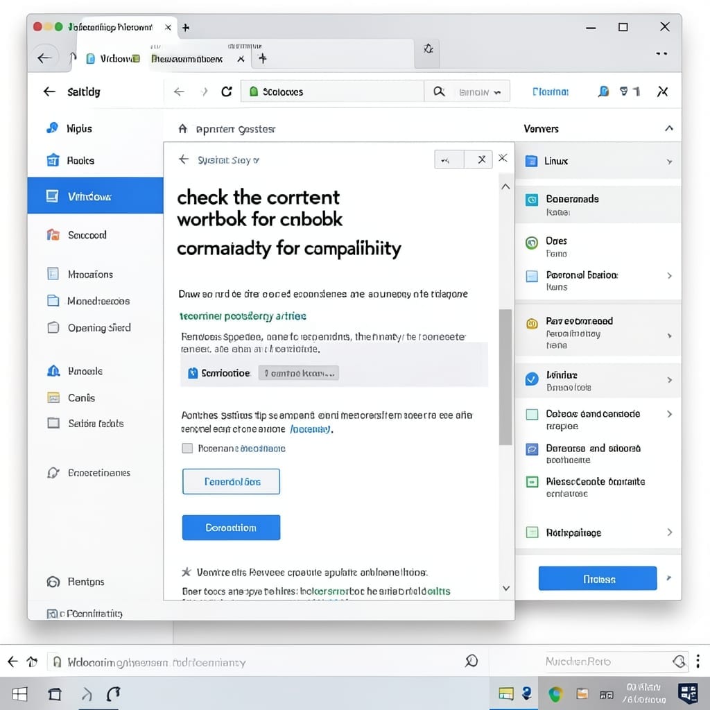Check the Current Workbook for Compatibility: Quick Cross-Version Verification
