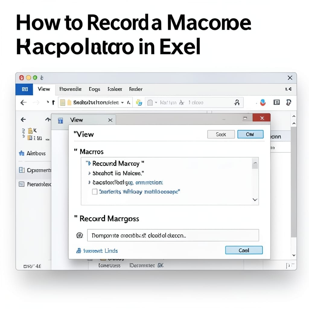 How to Record a Macro in Excel: Time-Saving Automation in Seconds