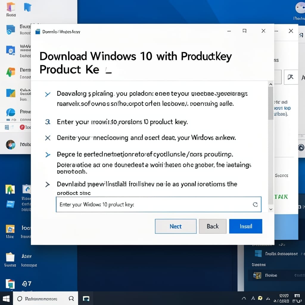 Download Windows 10 With Product Key: Official Microsoft Installer