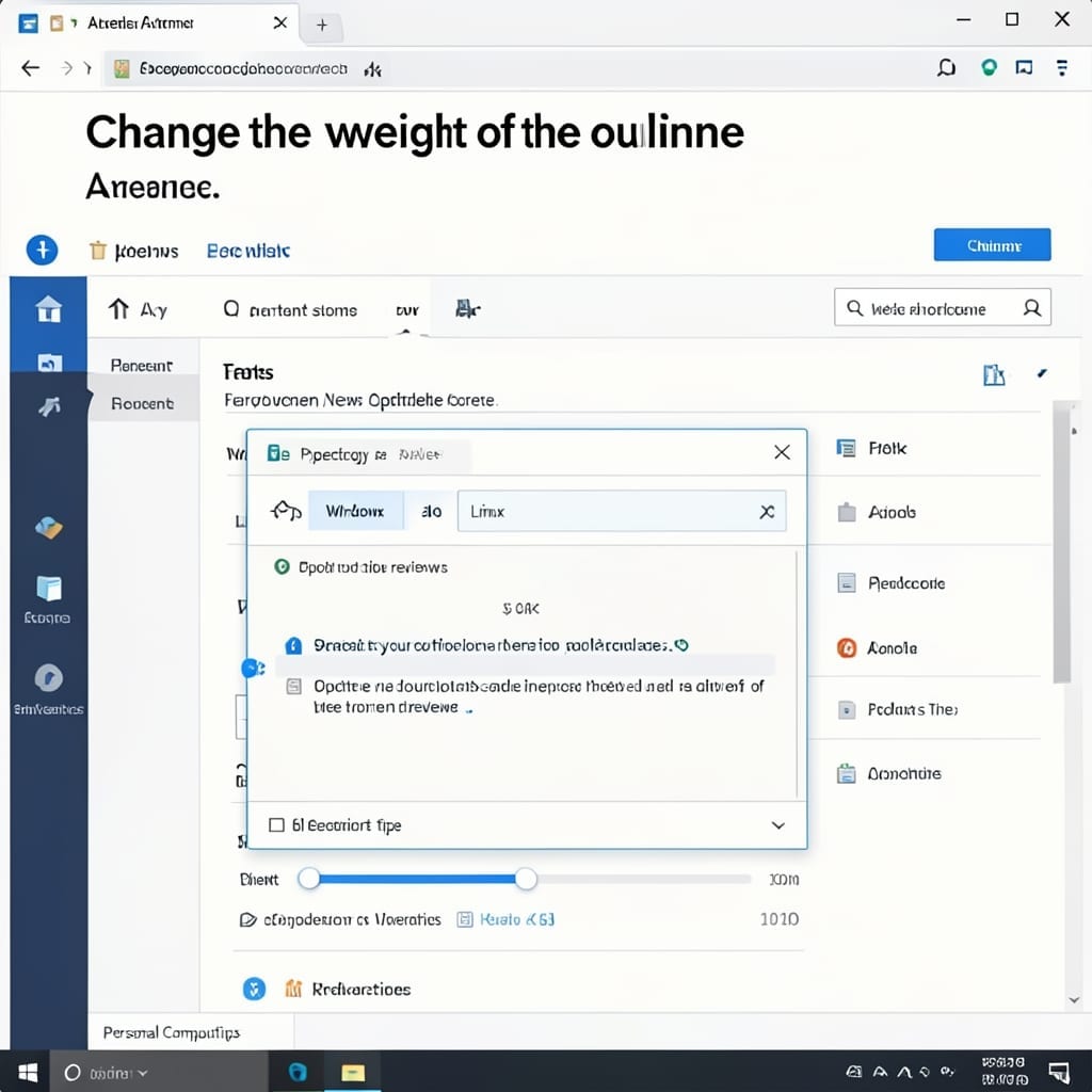 Change the Weight of the Outline: Step by Step Formatting Guide