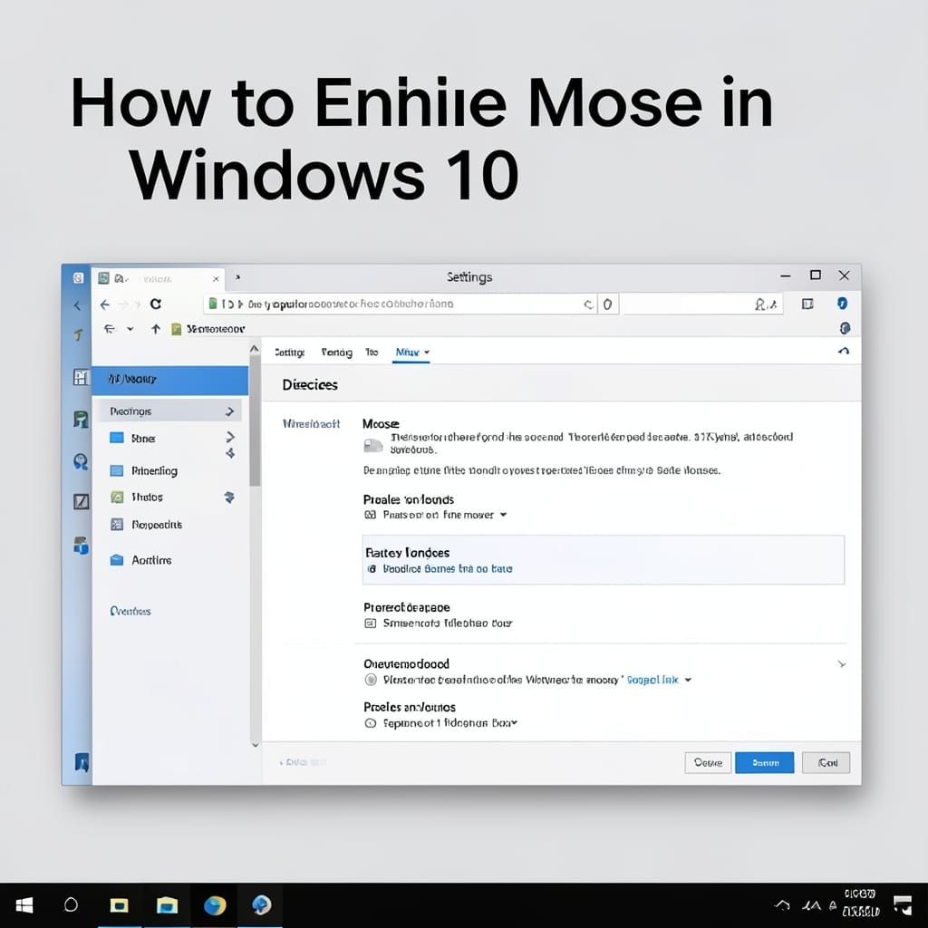 How to Enable Mouse in Windows 10: Device Manager Activation Method