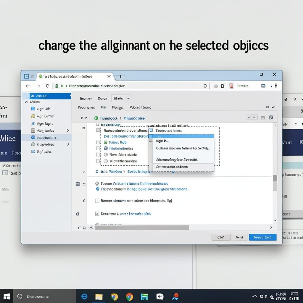 Change the Alignment on the Selected Objects: Quick PowerPoint Formatting Fix