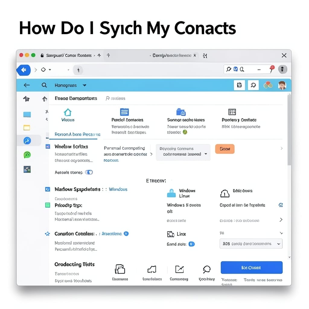 How Do I Sync My Contacts: Step-By-Step Cross-Platform Guide