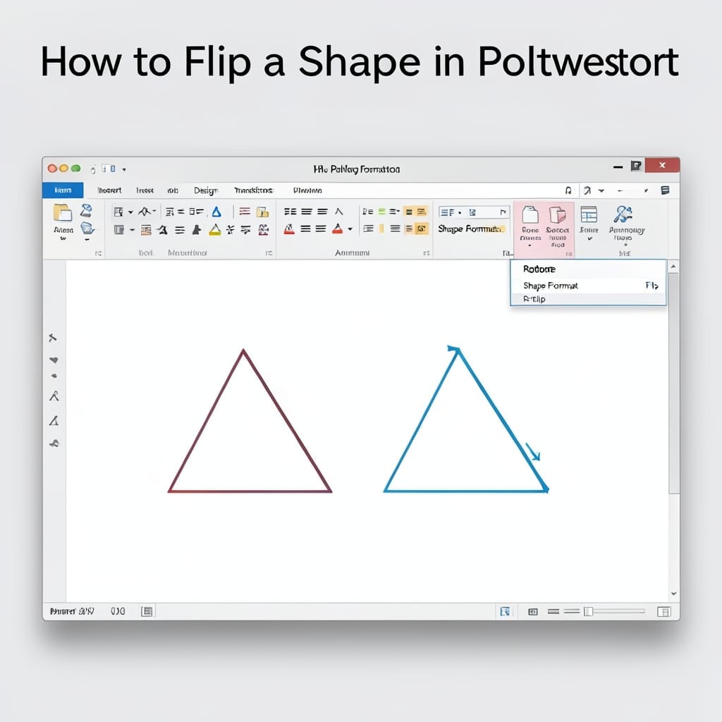 How to Flip Shape in PowerPoint: Quick Rotation Shortcuts