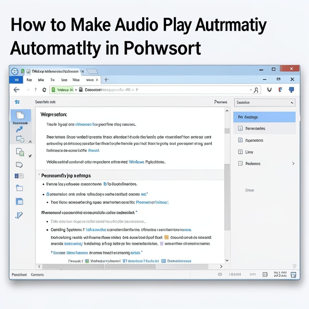 How To Make Audio Play Automatically In PowerPoint: Set Media To Start With Slide