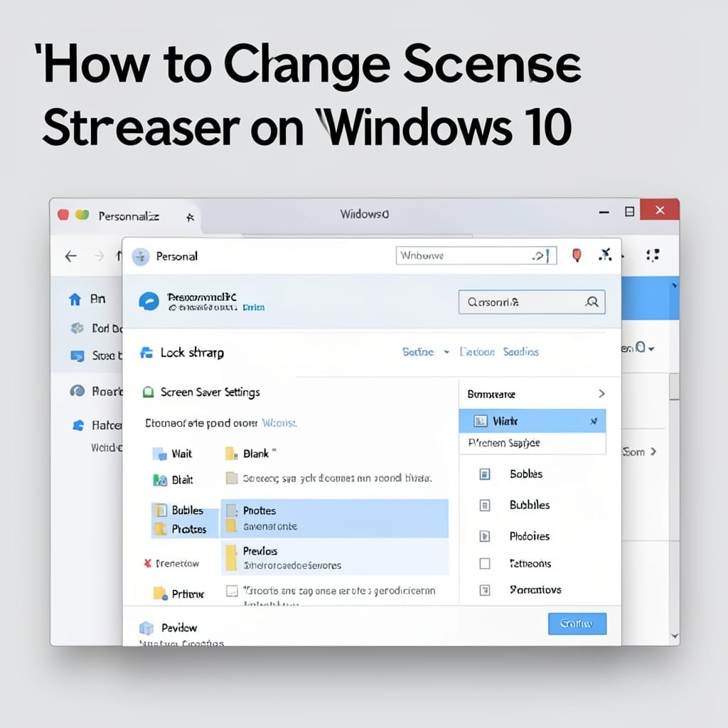 How To Change Screensaver On Windows 10: Step-By-Step Visual Guide