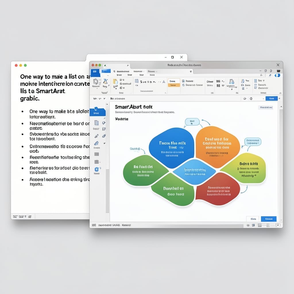One Way To Make A List On A Slide More Interesting Is To Convert The List To A SmartArt Graphic: Visual Impact In Seconds
