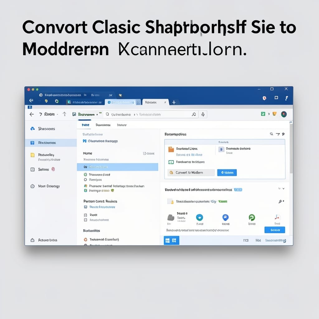 Convert Classic SharePoint Site to Modern: Step-by-Step Migration Guide
