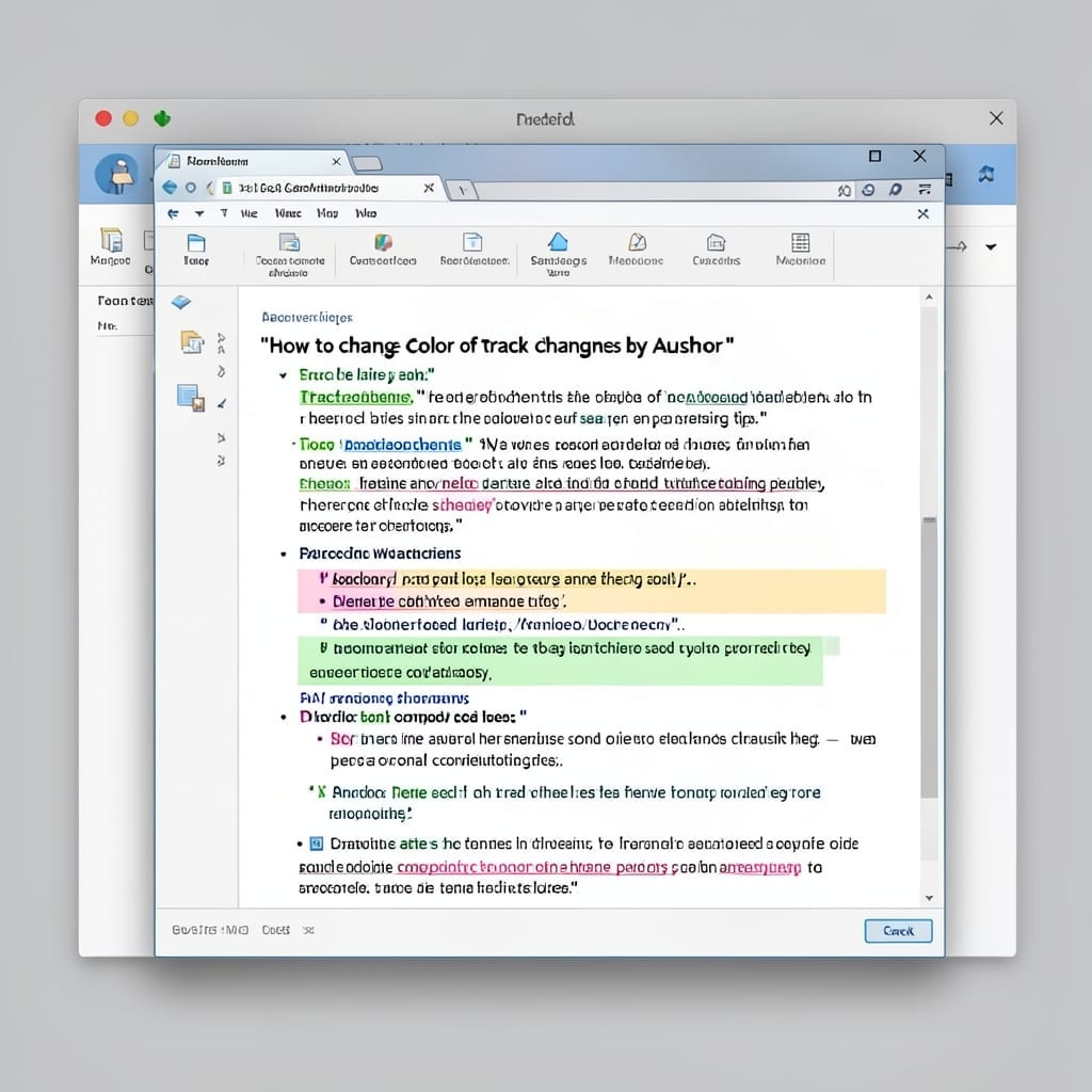 How To Change Color Of Track Changes By Author: Visual Guide For Word Users