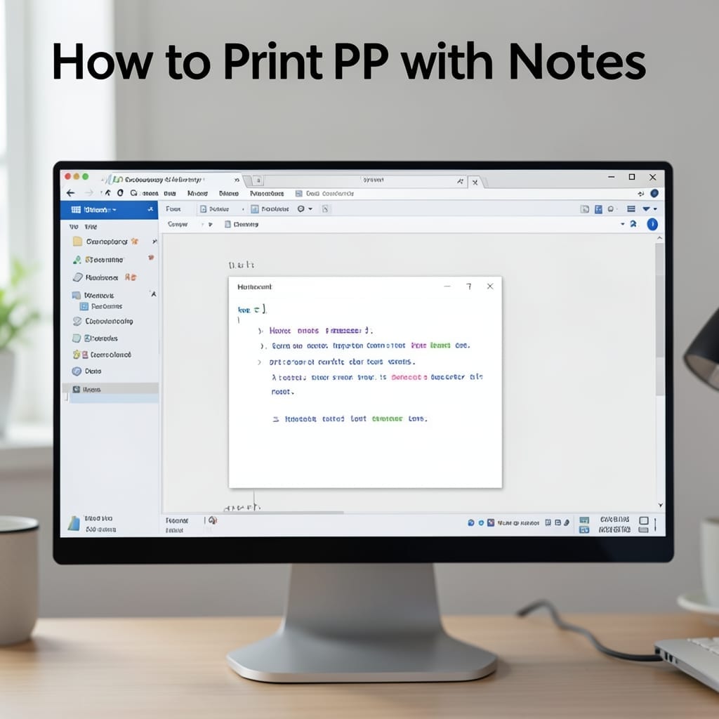How to Print PP With Notes: Step-By-Step Guide for Clear Handouts