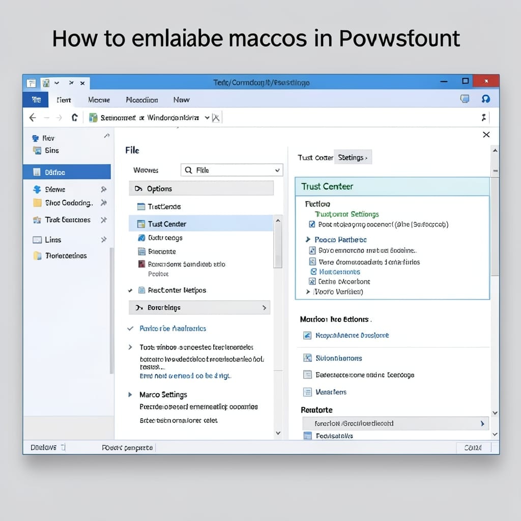 How to Enable Macros in PowerPoint: Step by Step Trust Center Guide