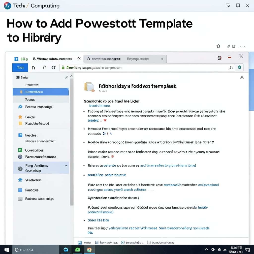 How To Add PowerPoint Template To Library: One-Click Import Method